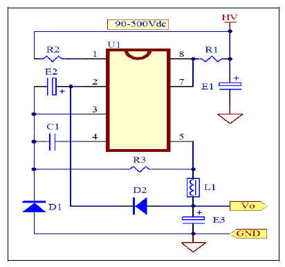 220v轉(zhuǎn)12v-220v轉(zhuǎn)5v電路圖-高耐壓IC，電源模塊